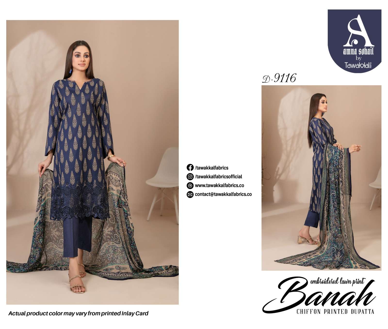 BANAH BY ASLIWHOLESALE DESIGNER LAWN COTTON PRINTED PAKISTANI DRESSES