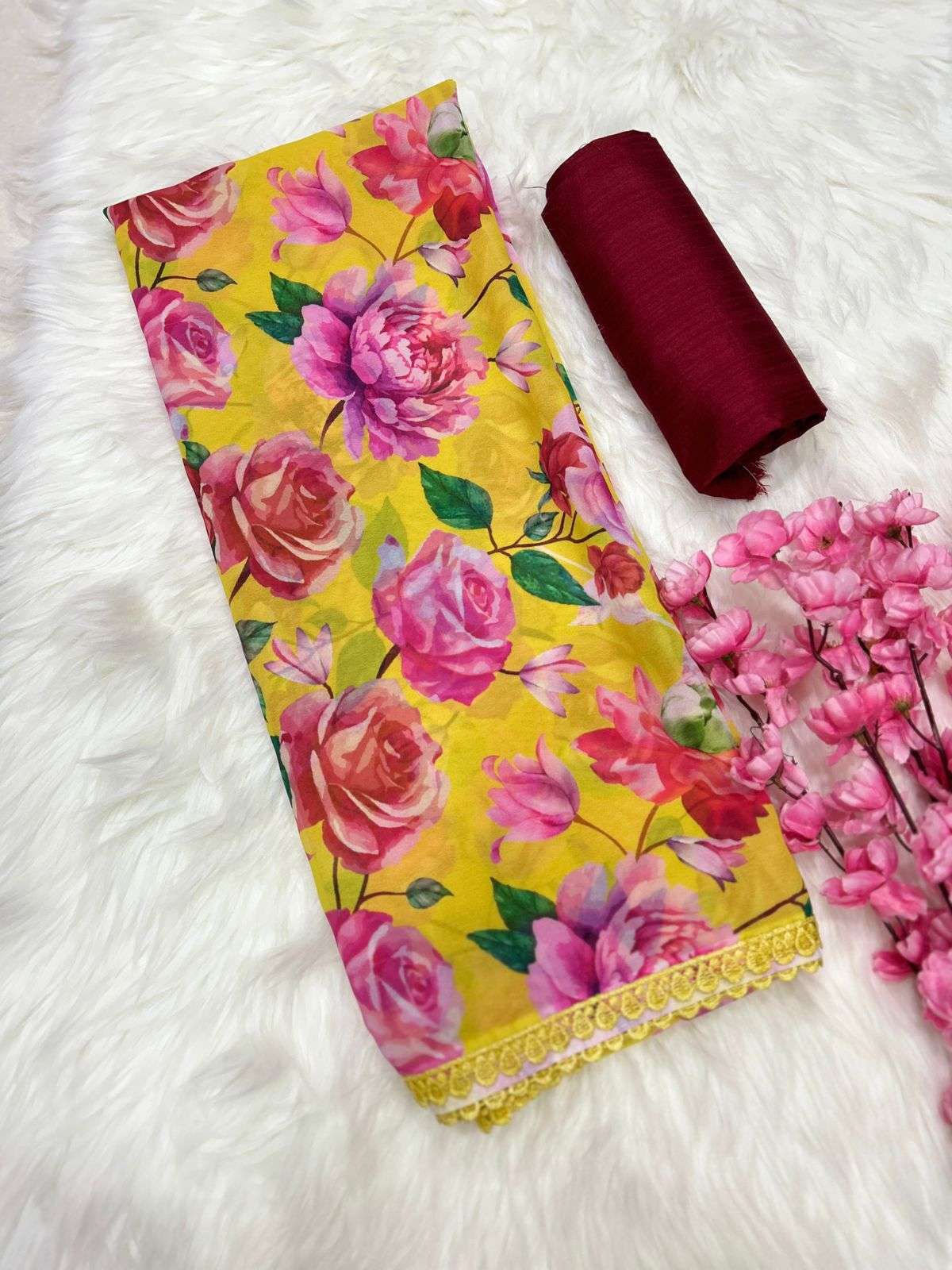 DF-169 GULABO BY ASLIWHOLESALE SOFT GEORGETTE DIGITAL PRINTED SAREES