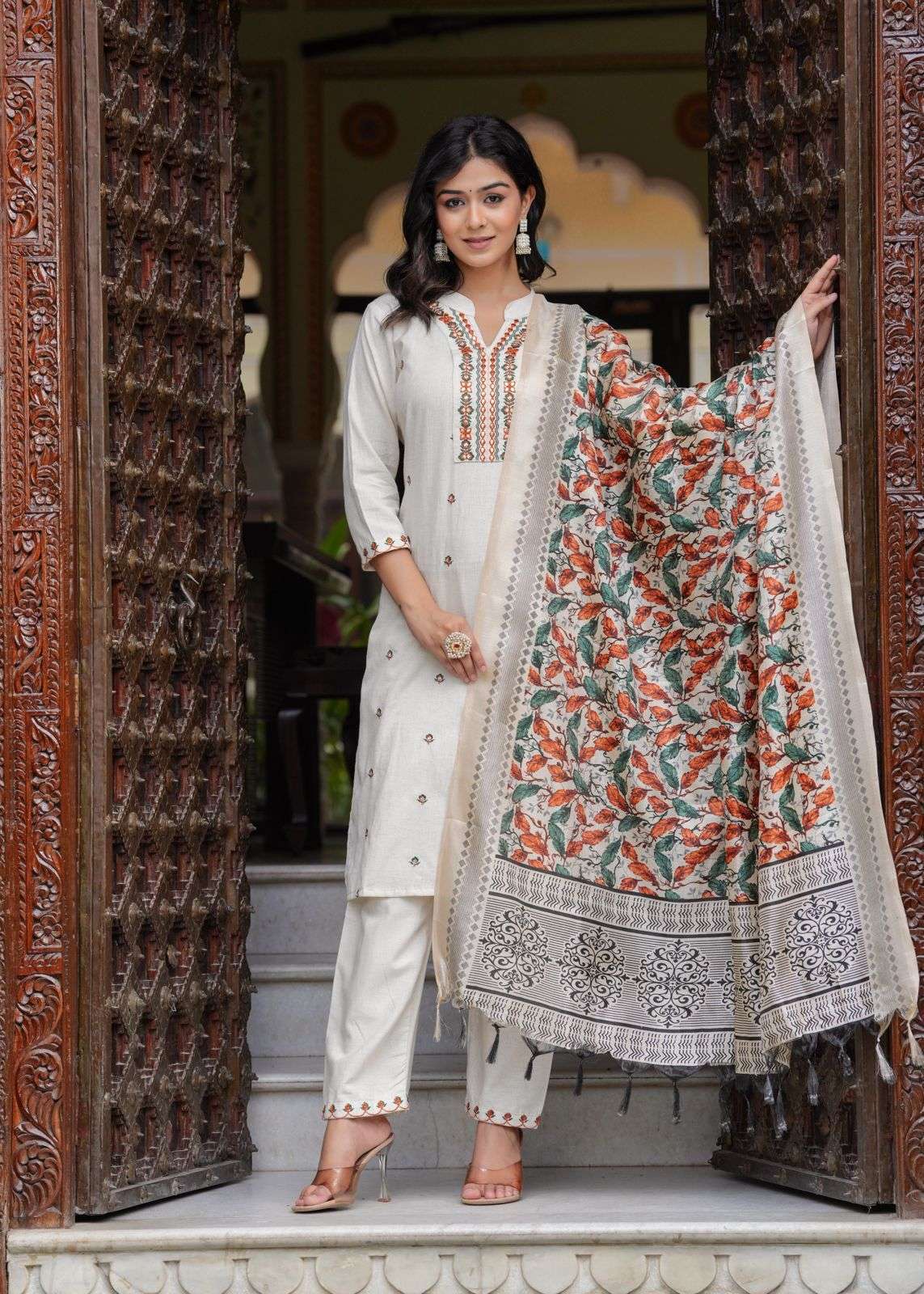 JYOTI VOL-30 BY ASLIWHOLESALE DESIGNER FACNY KHADI SILK PRINT DRESS