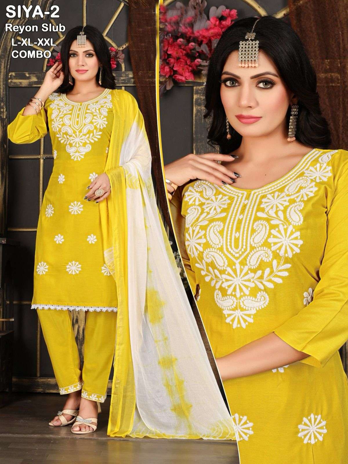 SIYA VOL-01 BY ASLIWHOLESALE DESIGNER FACNY RAYON PRINT DRESSES