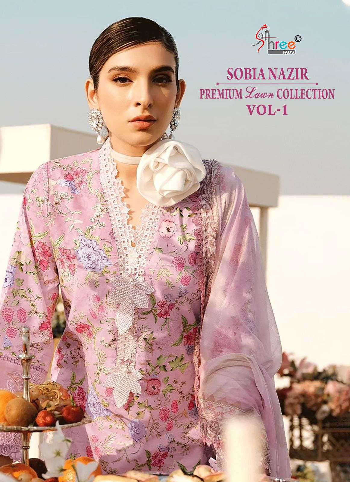 SOBIA NAZIR PREMIUM VOL-01 BY SHREE FABS 3675 TO 3680 SERIES PAKISTANI COTTON DRESSES