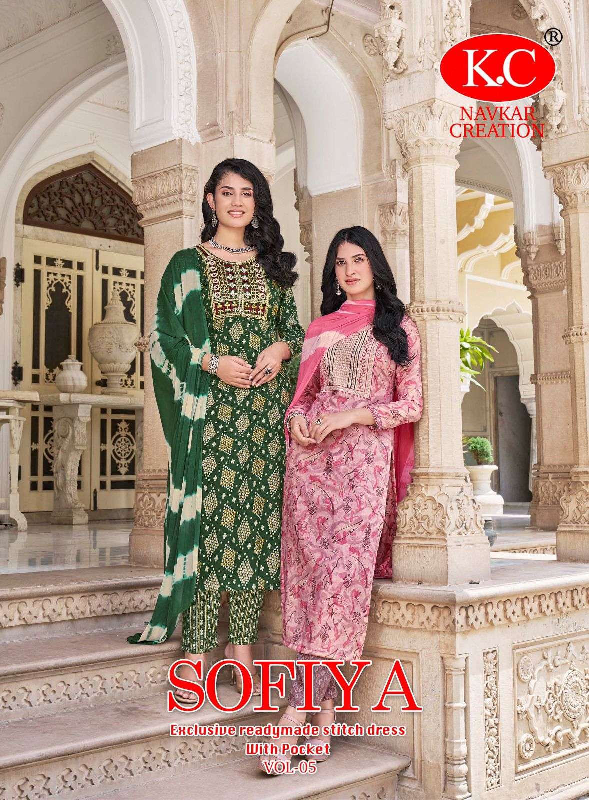 SOFIYA VOL-05 BY NAVKAR CREATION DESIGNER FACNY CAPSUL FOIL PRINT DRESSES