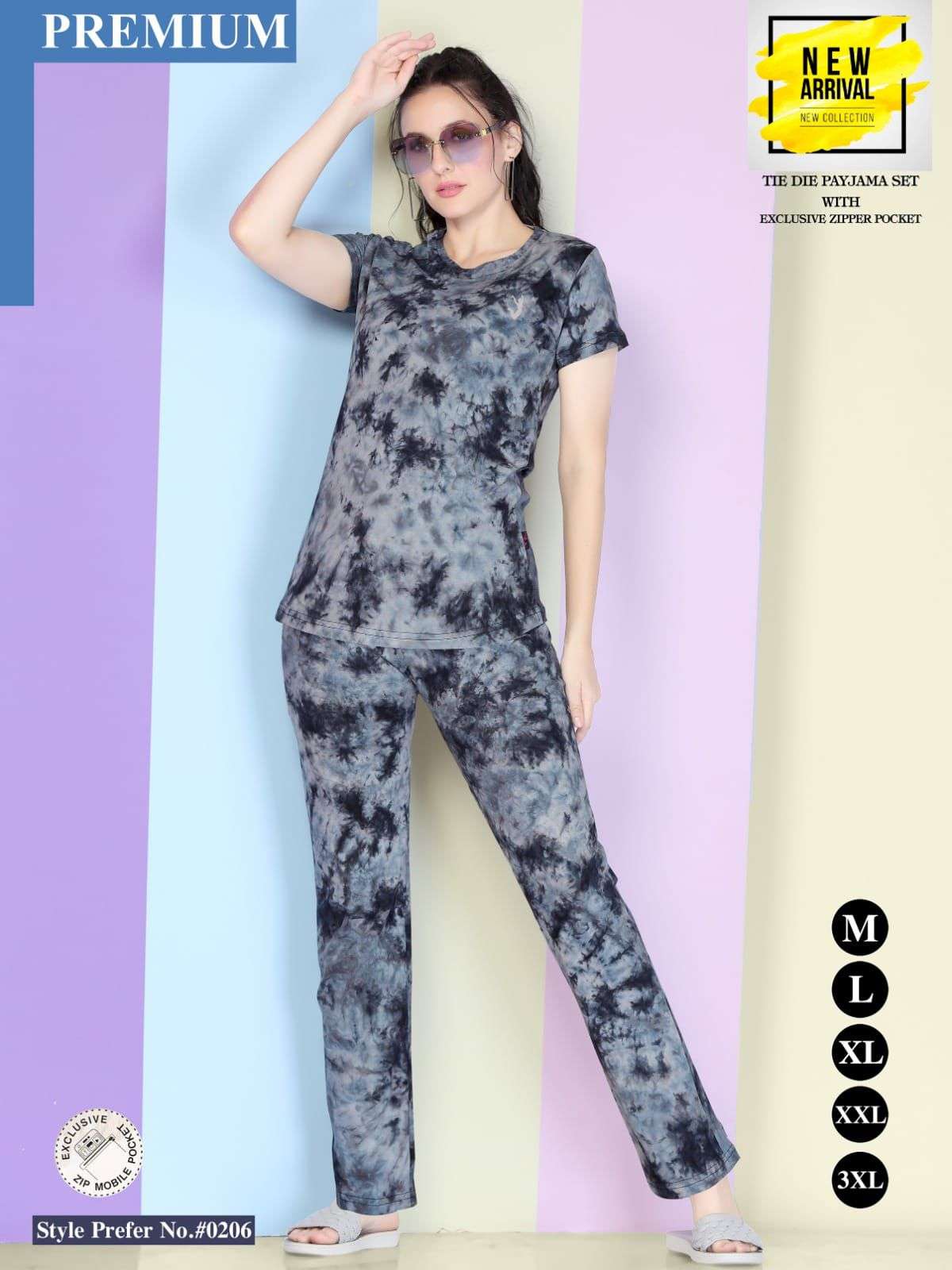 SUMMER SPECIAL 206 BY ASLIWHOLESALE HOSIERY COTTON PRINTED NIGHT DRESSES