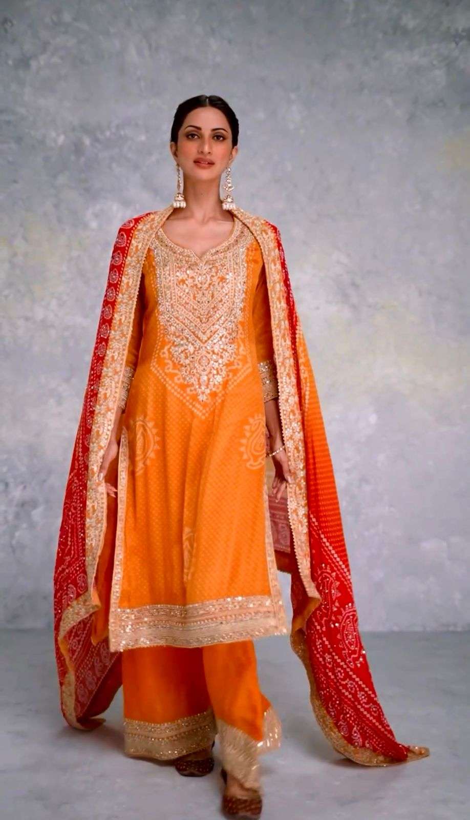 ZF-386 COLOUR BY ASLIWHOLESALE DESIGNER CHINON SILK WORK DRESSES