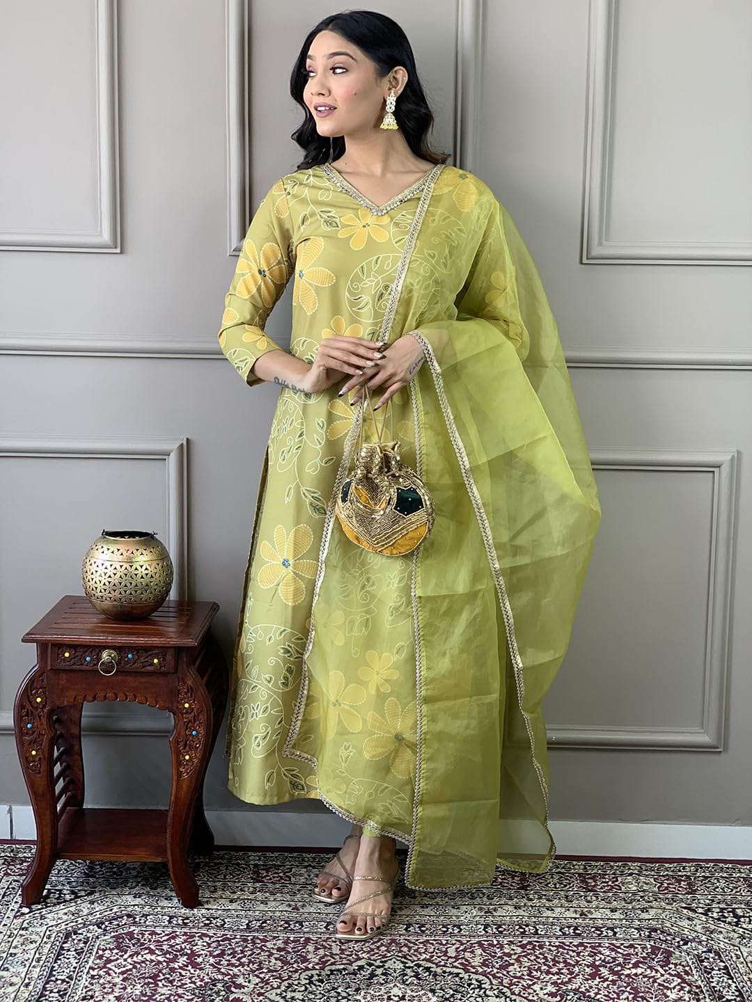 HIMANSHI VOL-533 BY ASLIWHOLESALE DESIGNER FACNY MUSLIN SILK PRINT DRESS