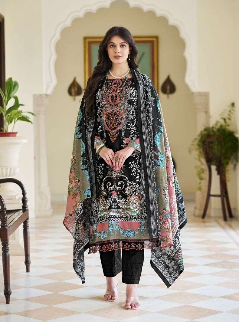 AZRA VOL-44 BY PAKIZA PRINTS 4401 TO 4410 SERIES LAWN COTTON DRESSES