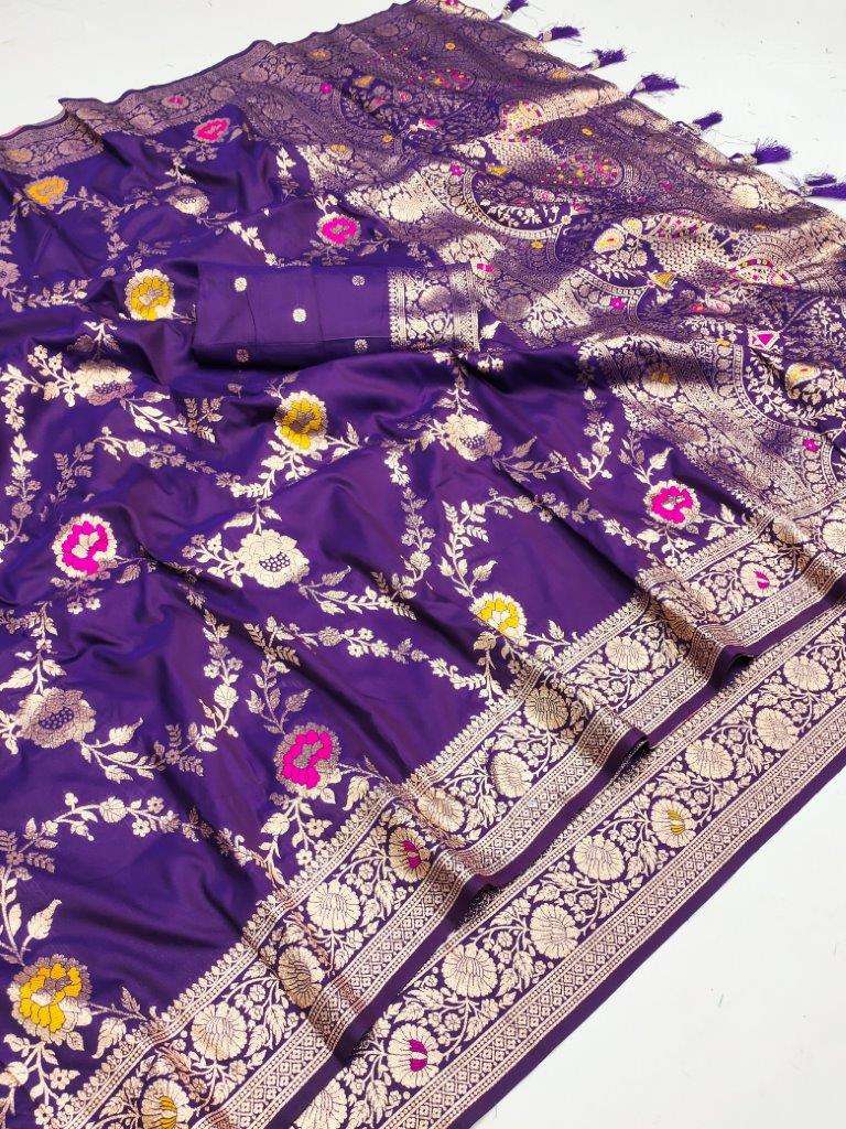 BANARASI VOL-01 BY ASLIWHOLESALE DESIGNER SOFT BANARASI SILK WEAVING SAREES