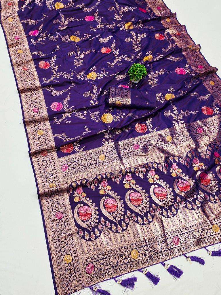 BANARASI VOL-02 BY ASLIWHOLESALE DESIGNER SOFT BANARASI SILK WEAVING SAREES