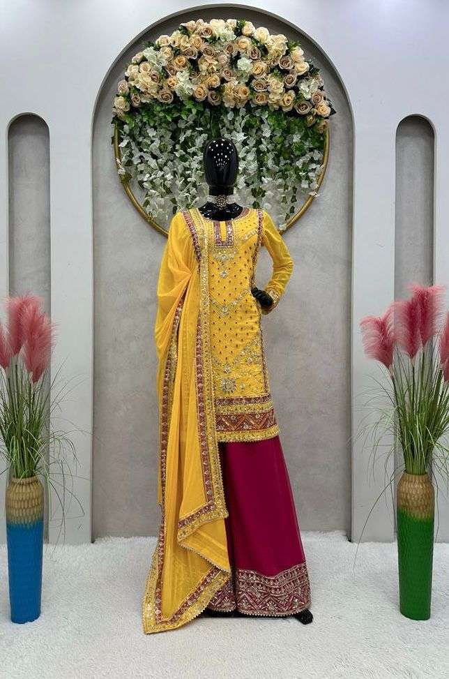 KD-1461 BY ASLIWHOLESALE DESIGNER FACNY FAUX GEORGETTE PRINT DRESSES