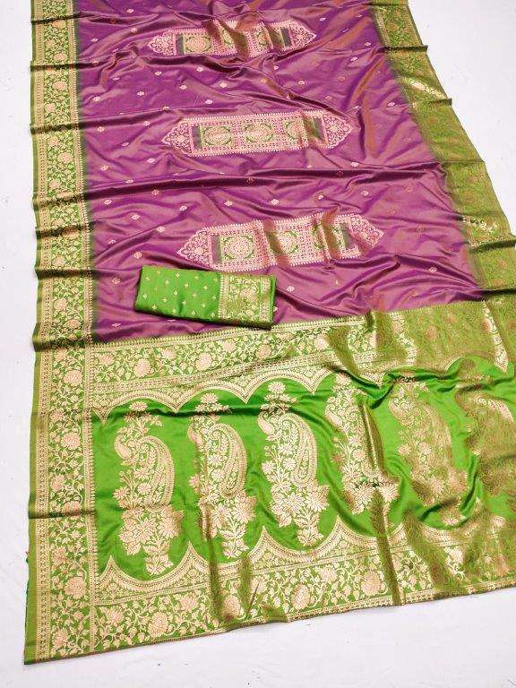 MB-1106 BY ASLIWHOLESALE DESIGNER SOFT BANARASI SILK WEAVING SAREES