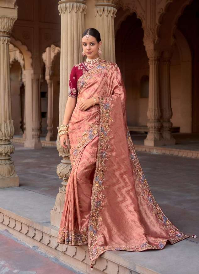 MUGDA VOL-01 BY MEEVA DESIGNER SOFT ORGANZA SILK PRINTED SAREES