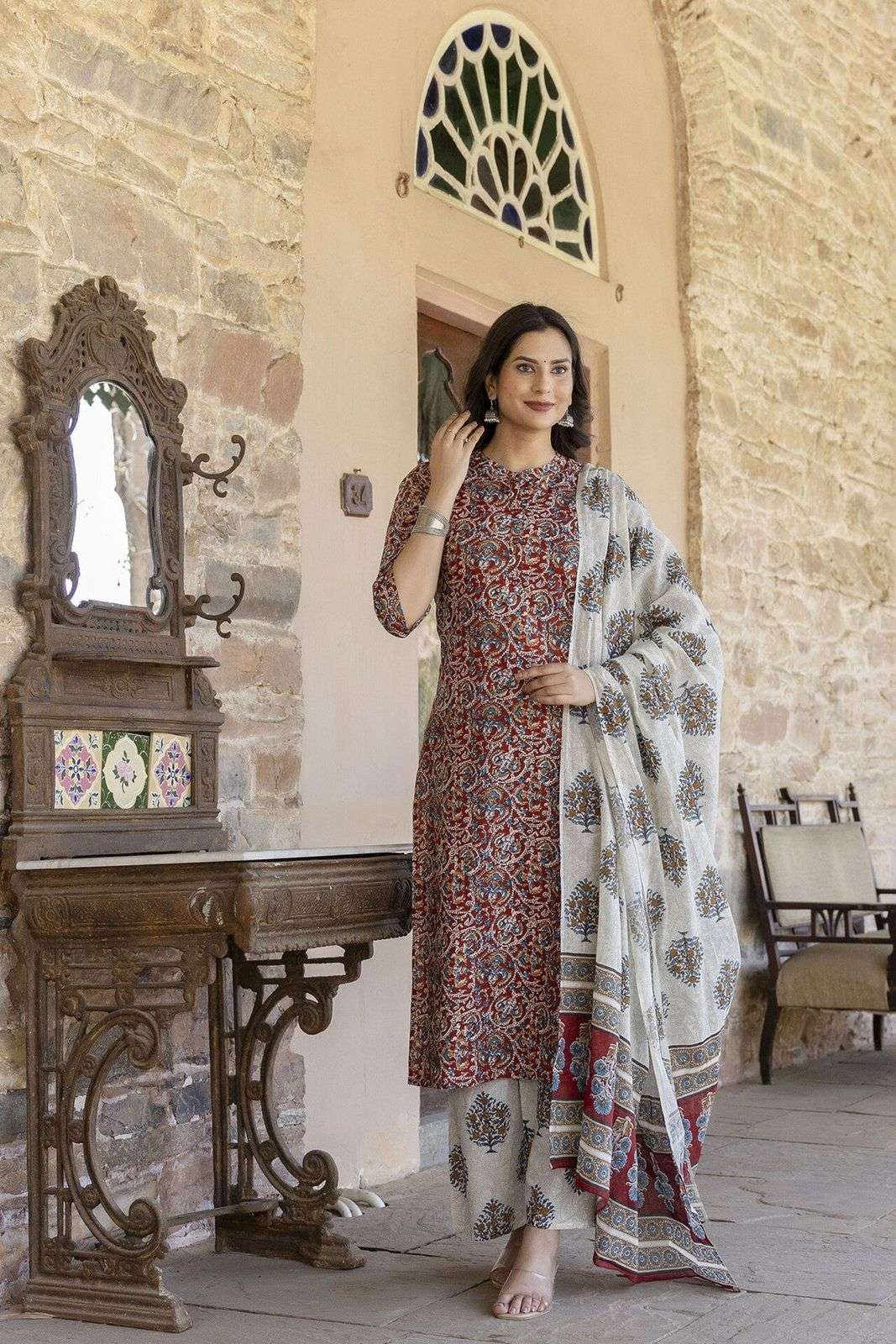 RAMIYA VOL-439 BY ASLIWHOLESALE DESIGNER FACNY COTTON PRINT DRESSES