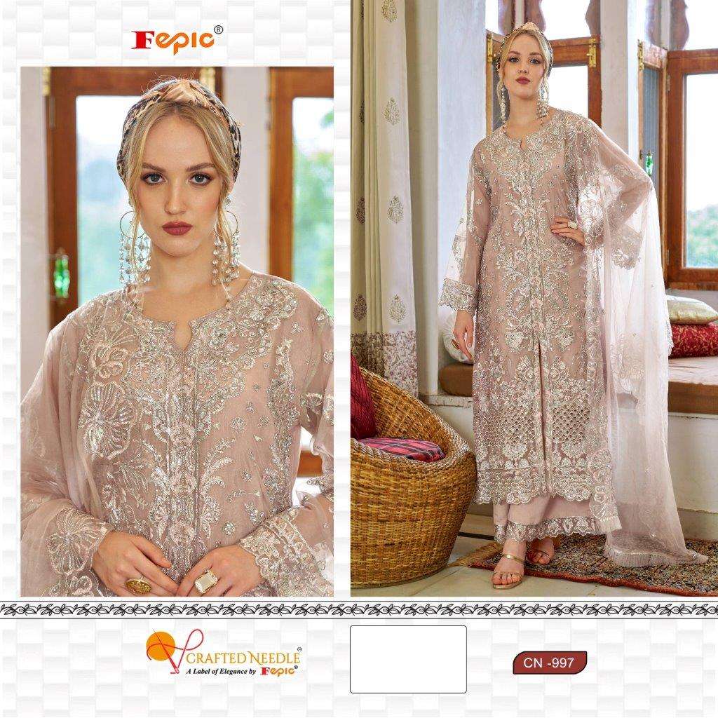 ROSEMEEN CN-997 COLOURS BY FEPIC DESIGNER ORGANZA EMBROIDERY DRESSES