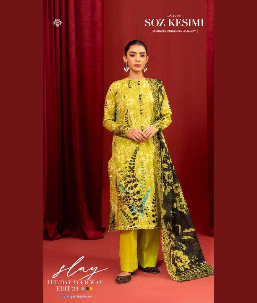 SOZ KESIMI VOL-03 BY ASLIWHOLESALE DESIGNER LAWN COTTON PRINTED DRESSES