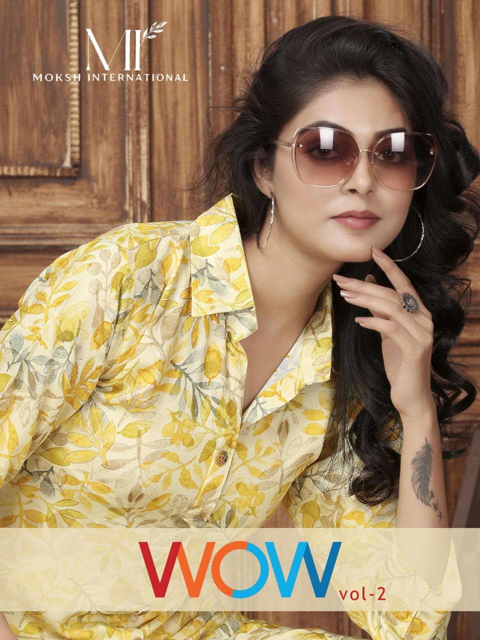 WOW VOL-02 BY MOKSH INTERNATIONAL 851 TO 855 DESIGNER RAYON CO-ORD SET