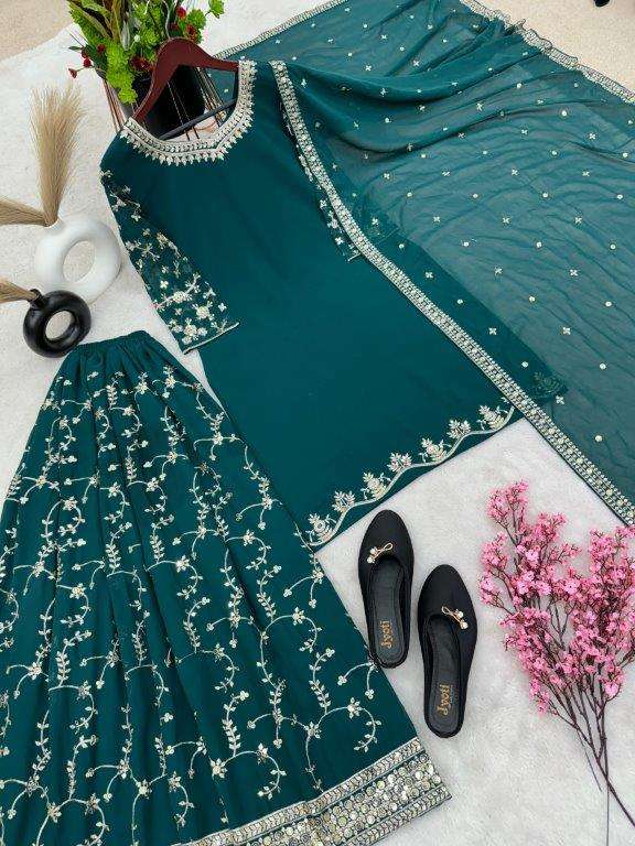 5135 HIT COLOUR BY ASLIWHOLESALE FAUX GEORGETTE DRESSES