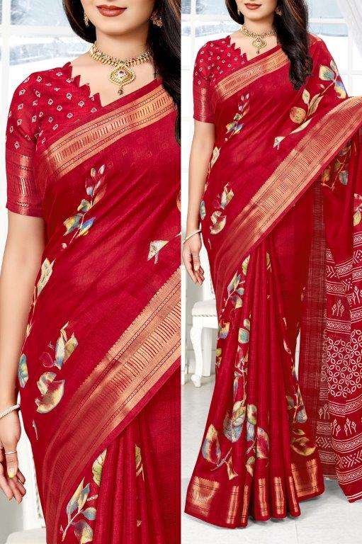 ANISHA VOL-01 BY ASLIWHOLESALE JAIPURI COTTON SAREES