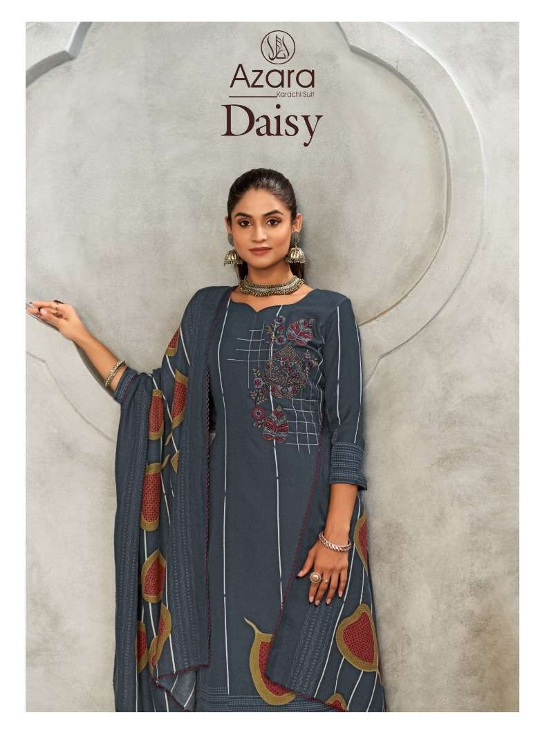 AZARA DAISY BY RADHIKA FASHION 26001 TO 26004 SERIES DESIGNER COTTON DRESSES