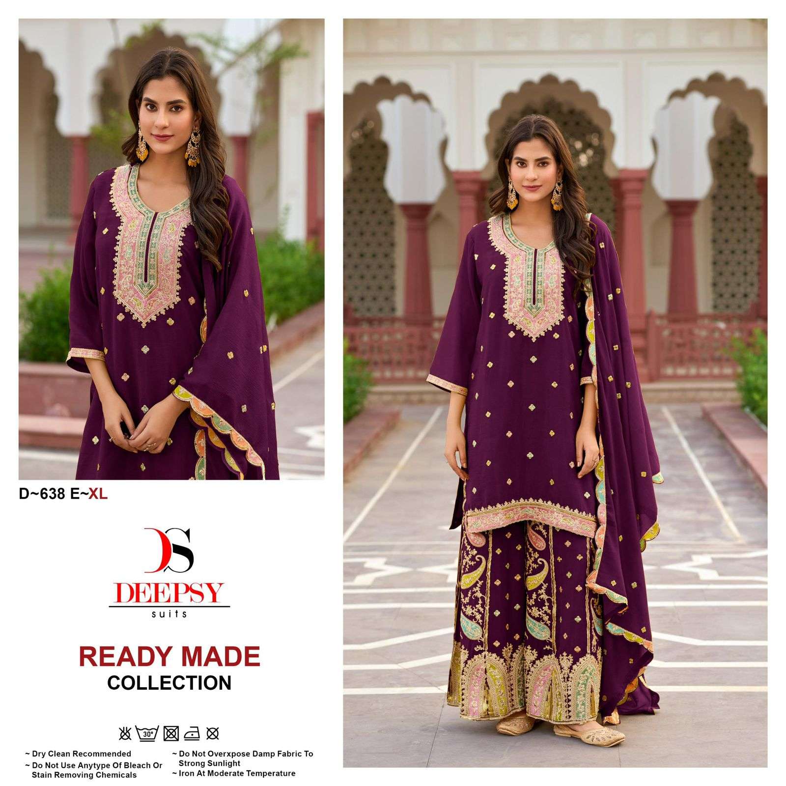 D-638 COLOURS BY DEEPSY SUITS HEAVY VELVET EMBROIDERY PAKISTANI DRESSES