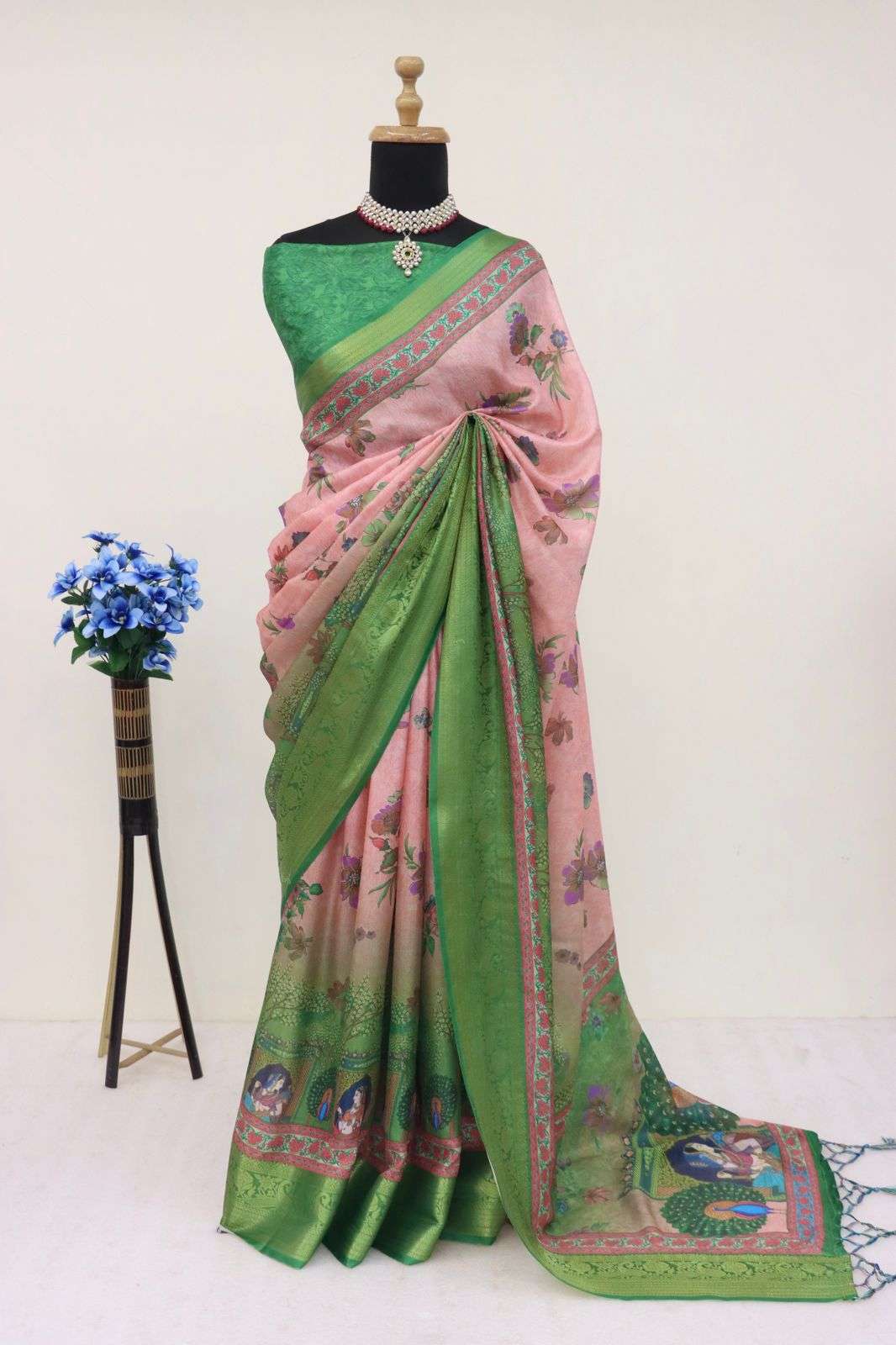 DEVYANI VOL-01 BY ASLIWHOALESALE SOFT BANARSHI SILK PEACOCK PARTY WEAR SAREES