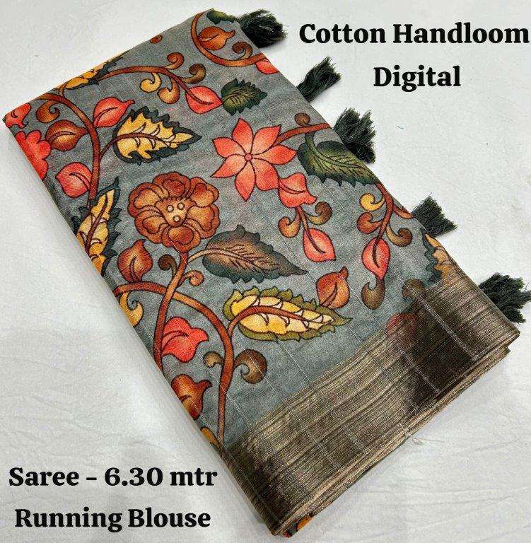 DIGITAL HANDLOOM BY ASLIWHOLESALE SOFT SILK SAREES 