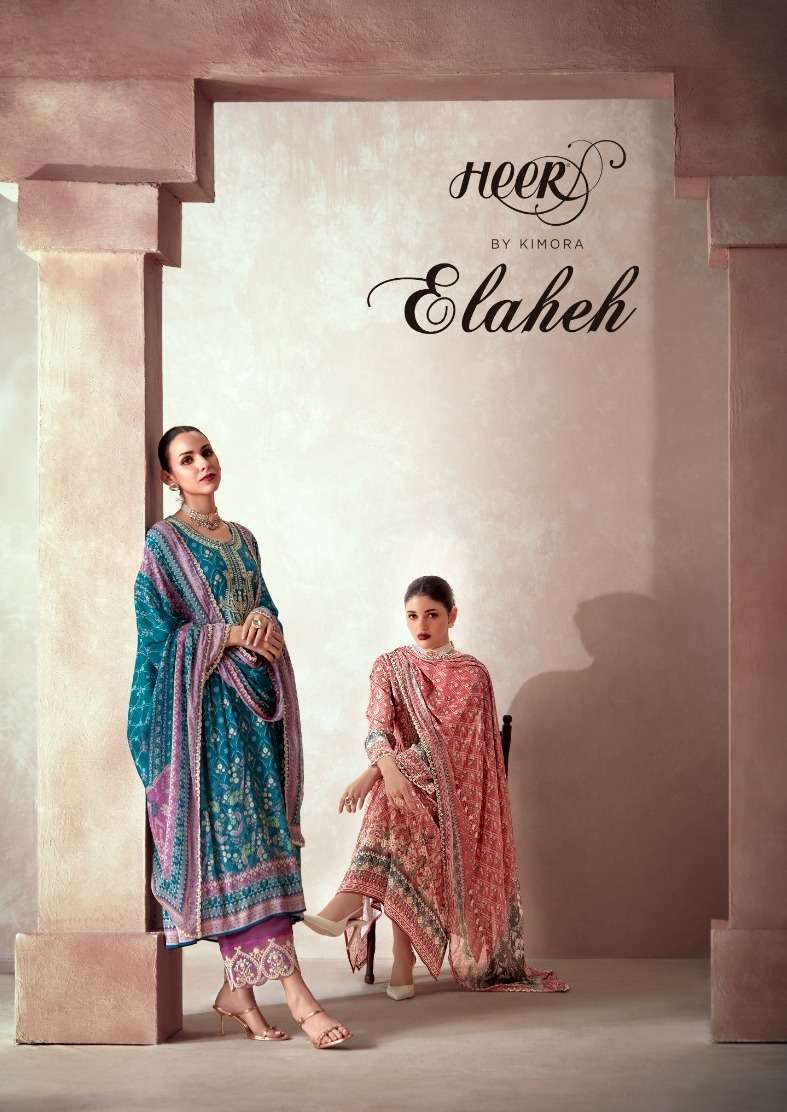 ELAHEH BY HEER 9511 TO 9516 SERIES PURE PASHMINA DIGITAL PRINTED DRESSES