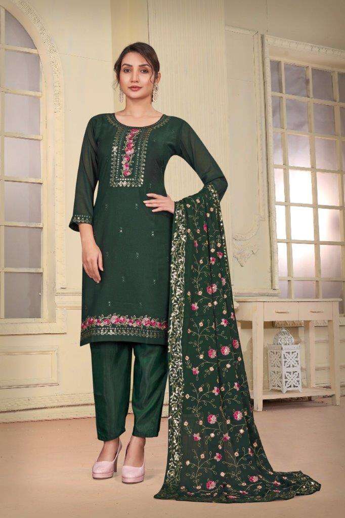 GOPI BY VARNI FABRICS 1901 TO 1904 SERIES STAR GEORGETTE HEAVY WORK DRESSES