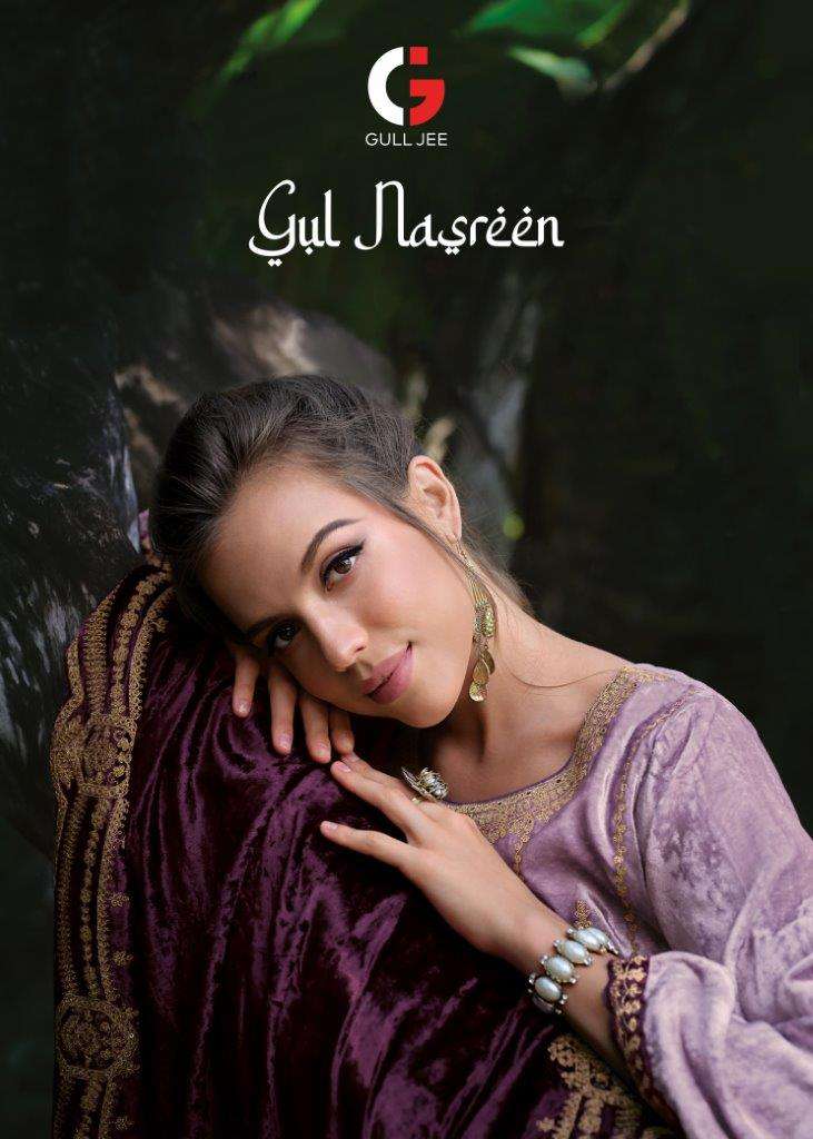 GUL NASREEN BY GULL JEE 20001 TO 20006 SERIES VELVET EMBROIDERY DRESSES