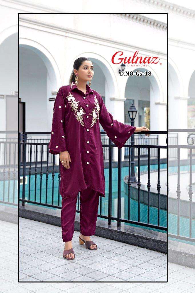 GULNAZ VOL-18 BY GULNAZ DESIGNER VELOURS GLAM EMBROIDERY PAKISTANI TUNIC