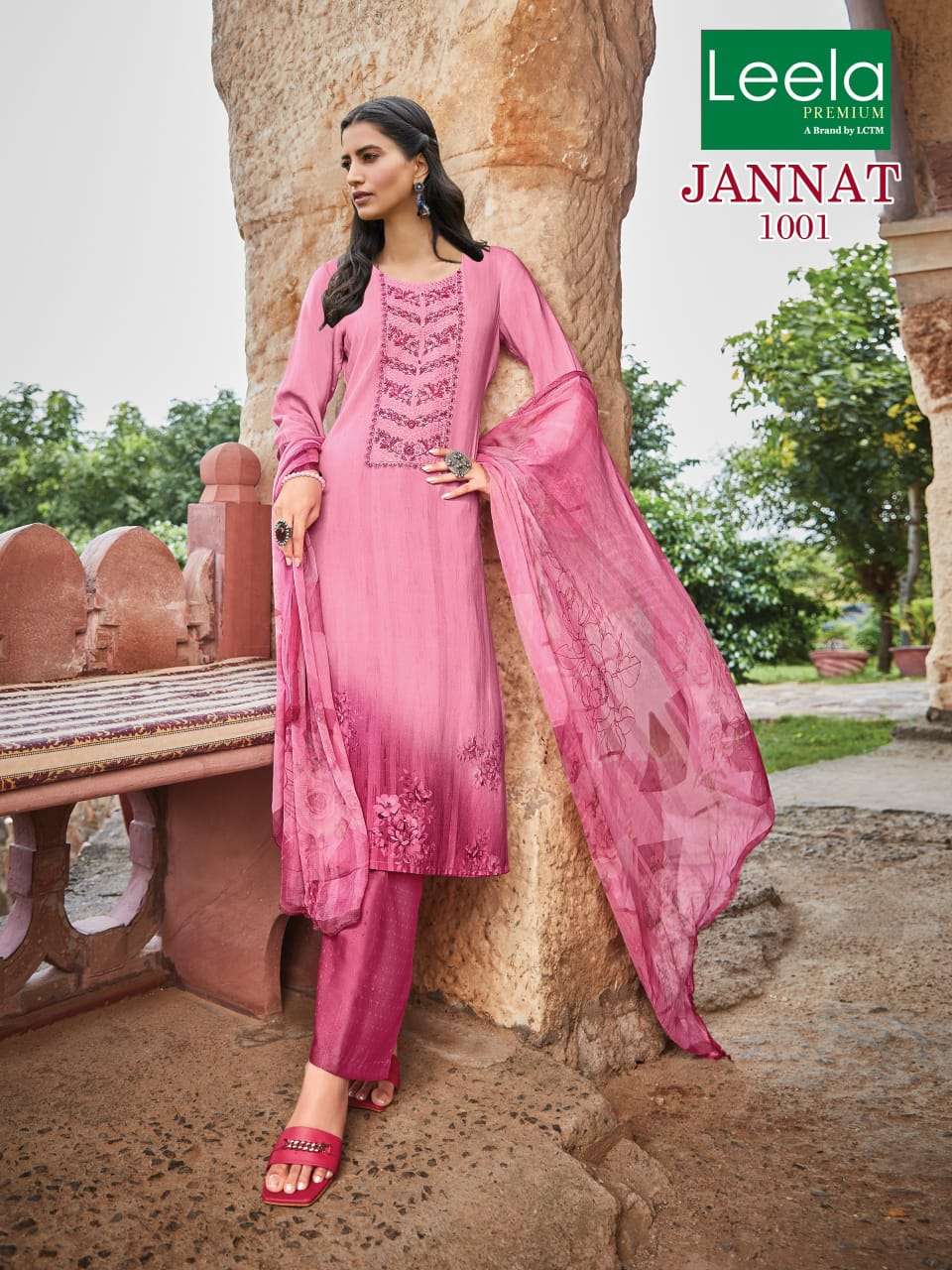 JANNAT BY LEELA 1001 TO 1006 SERIES DESIGNER FACNY PRINTED DRESSES