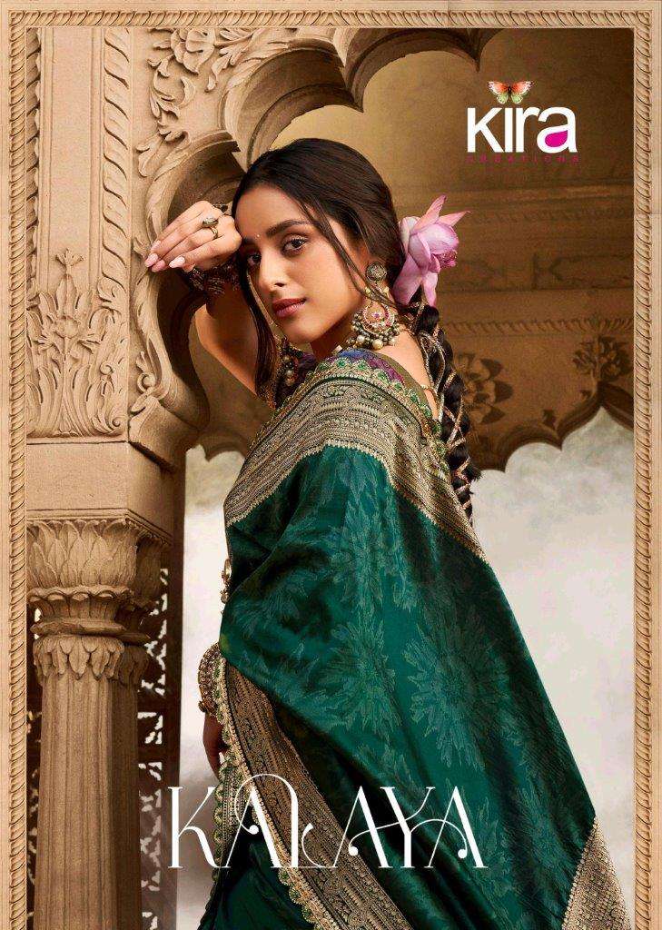 KALAYA SILK BY KIRA 6301 TO 6305 SERIES DESIGNER SOFT BANARASI SILK SAREES