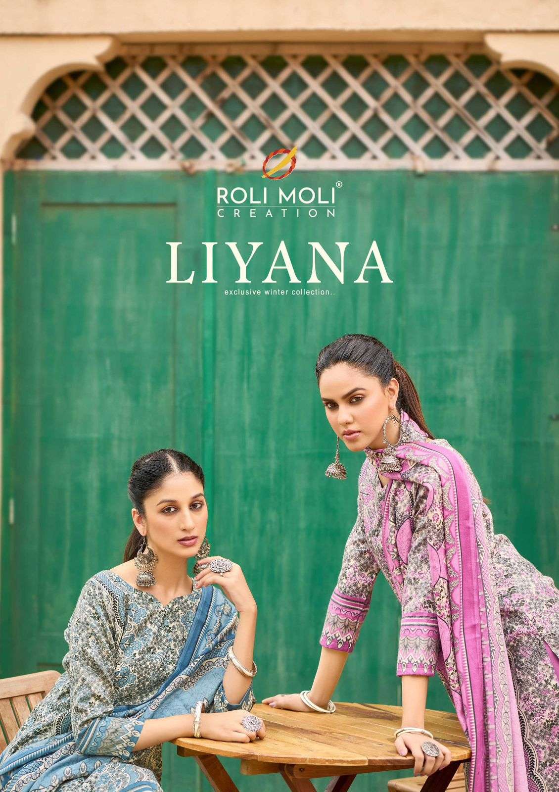 LIYANA VOL-01 BY ROLI MOLI 1001 TO 1008 SERIES SOFT PASHMINA PRINTED DRESSES