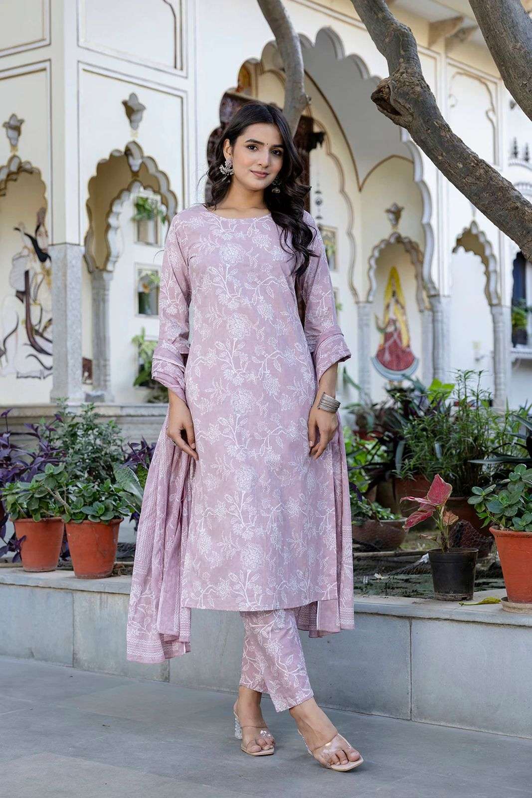 RAMIYA VOL-455 BY ASLIWHOLESALE DESIGNER FACNY COTTON PRINT DRESS