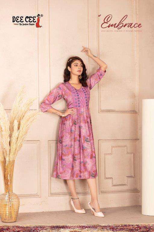 SEESHA BY DEECEE 101 TO 106 SERIES VATICAN PRINTED KURTIS