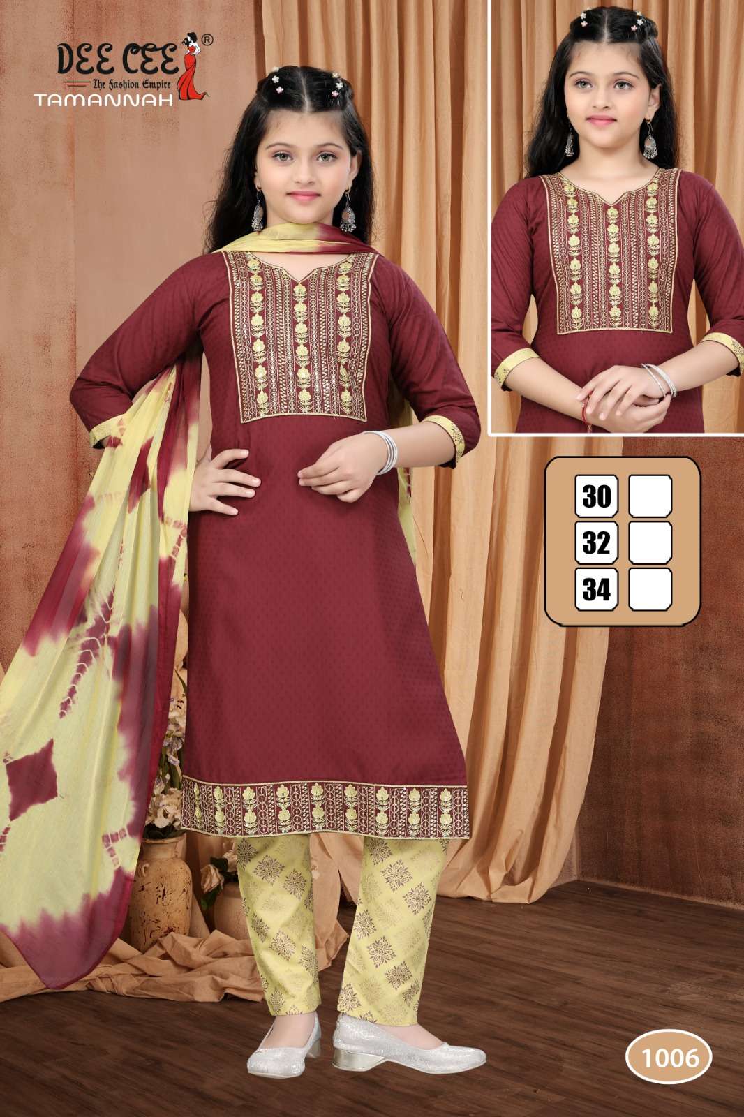 TAMANNAH BY DEE CEE 1001 TO 1006 SERIES DESIGNER FANCY RAYON PRINT DRESSES