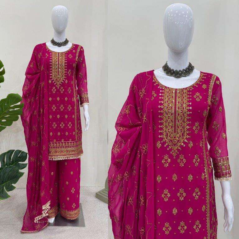 5797 HIT COLOUR BY ASLIWHOLESALE DESIGNER FAUX GEORGETTE PAKISTANI DRESS