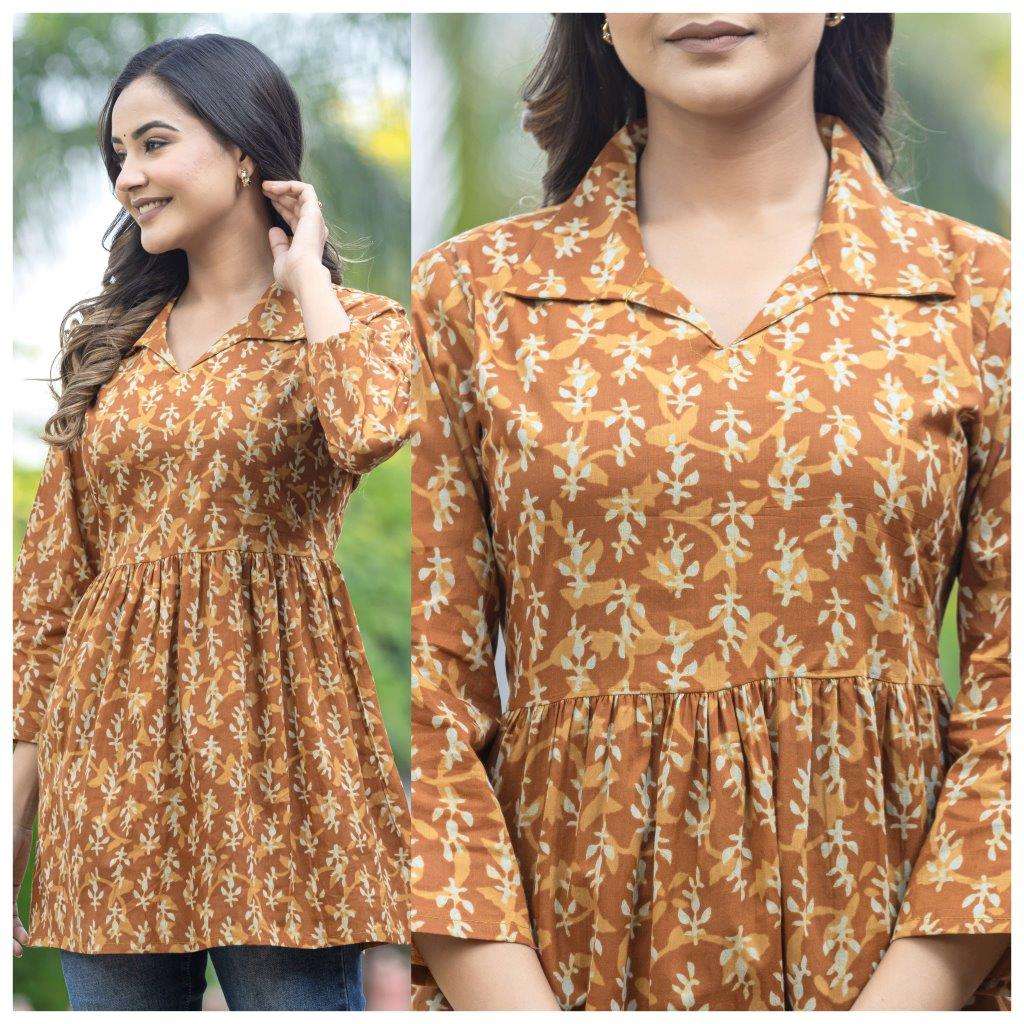 ARCHIE VOL-01 BY ASLIWHOLESALE DESIGNER FACNY PURE COTTON PRINTED TOPS