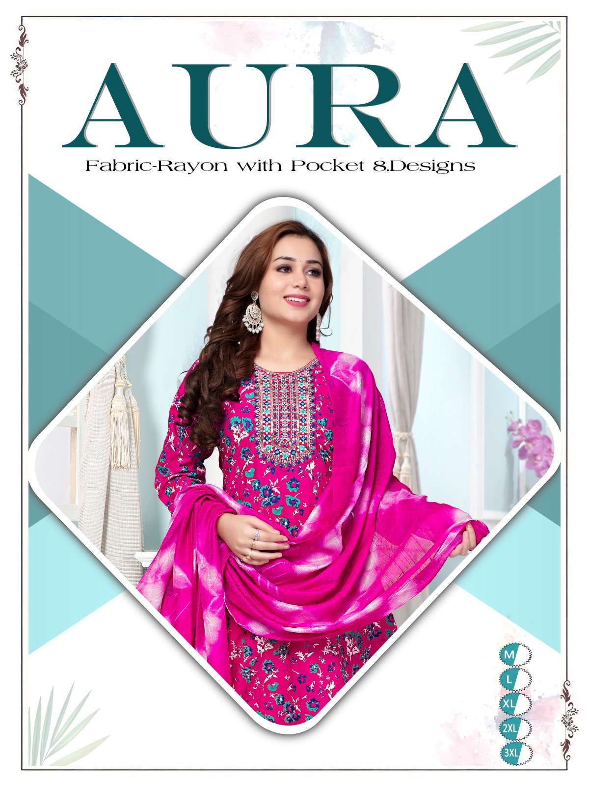 AURA VOL-01 BY ASLIWHOLESALE DESIGNER FACNY RAYON PRINT DRESSES