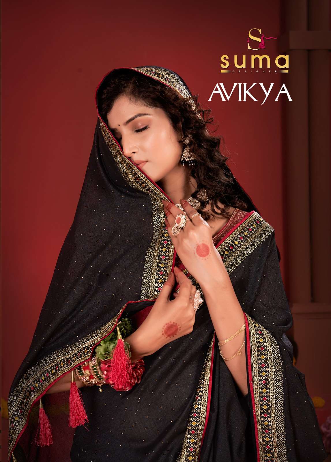 AVIKYA BY SUMA 6001 TO 6010 SERIES DESIGNER SOFT VICHITRA SILK SAREES