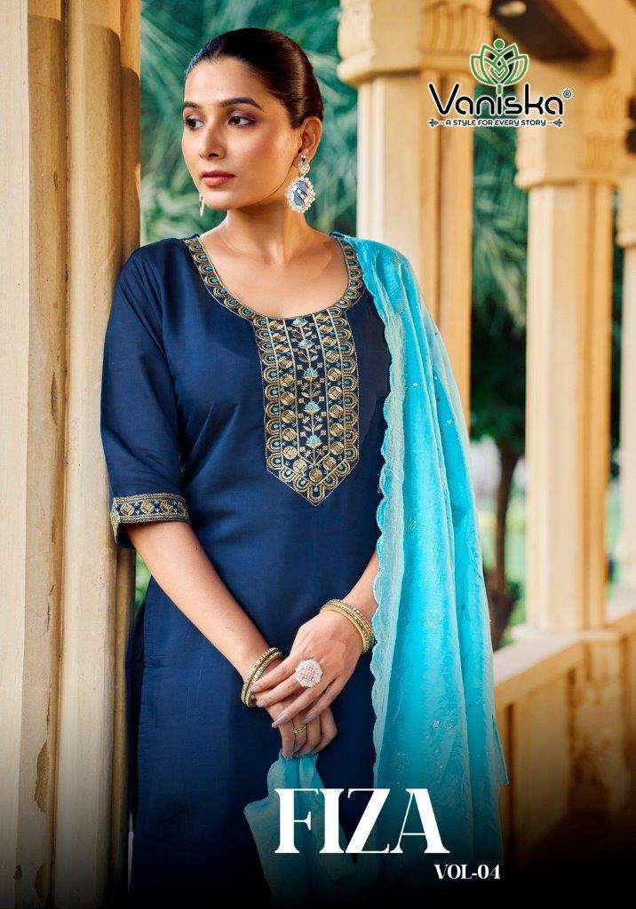 FIZA VOL-04 BY VANISKA DESIGNER FACNY ROMAN SILK PRINT DRESSES