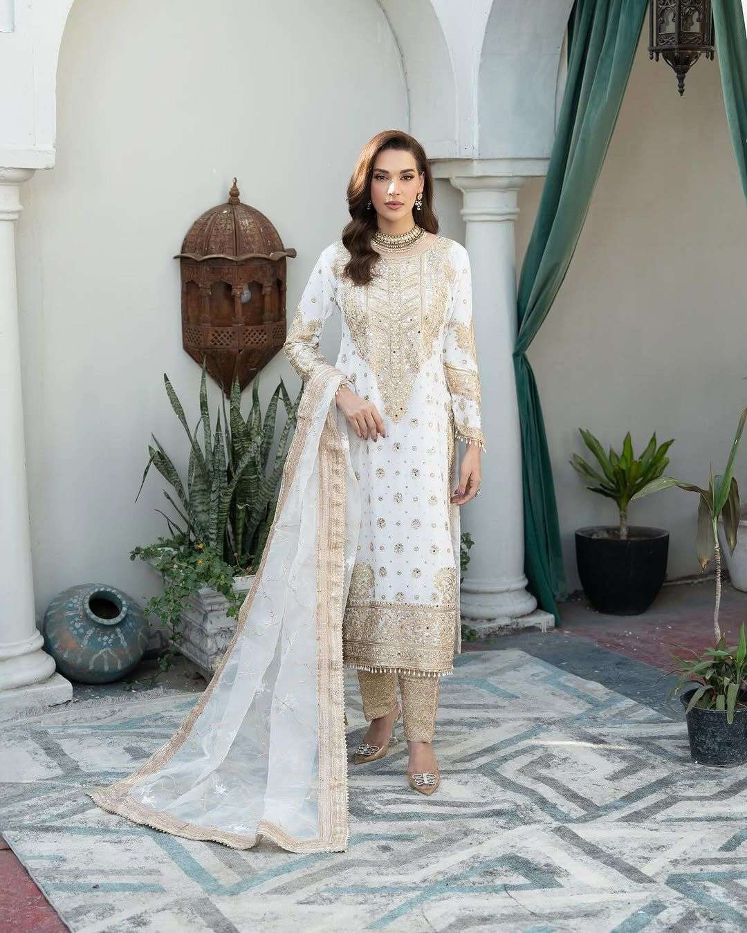 NSR-830 BY ASLIWHOLESALE DESIGNER FACNY HEAVY CHINON EMBROIDERY DRESSES