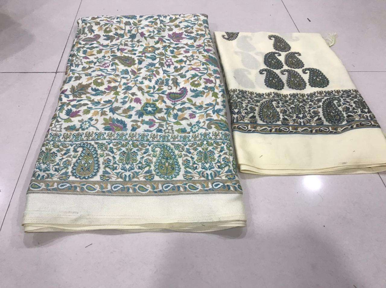 PASHMINA NX BY ASLIWHOLESALE DESIGNER PURE PASMINA PRINTED SAREES