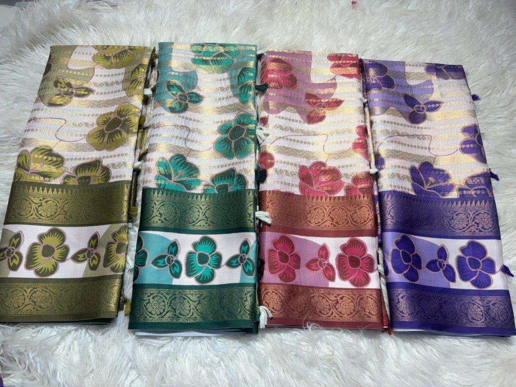 PREETI VOL-80 BY ASLIWHOLESALE SILK PRINTED SAREES