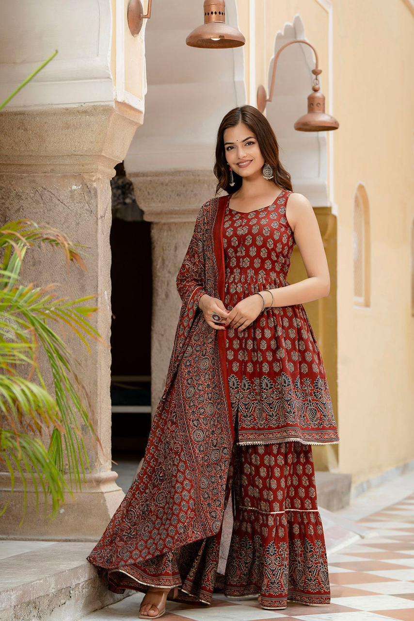 RAMIYA VOL-474 BY ASLIWHOLESALE DESIGNER FACNY COTTON PRINT DRESSES