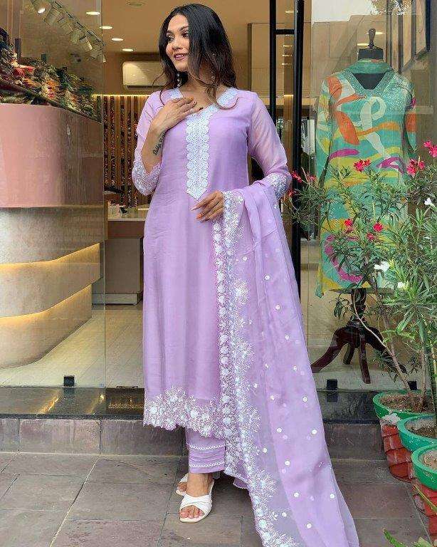 SUMITRA BY ASLIWHOLESALE DESIGNER PURE GEORGETTE EMBROIDERY DRESSES