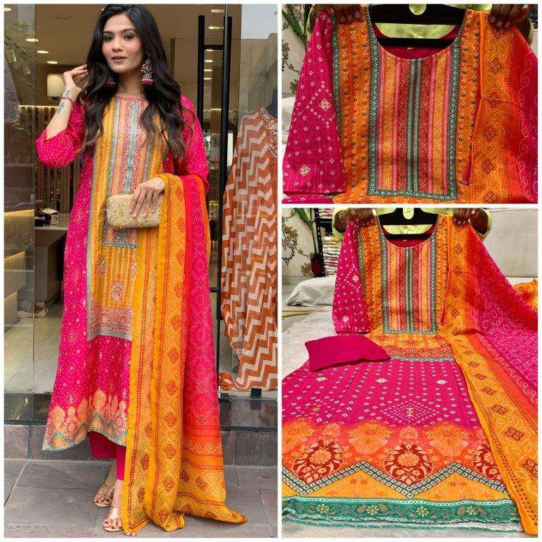 SWATI VOL-03 BY ASLIWHOLESALE PURE MUSLIN PKISTANI DRESSES 