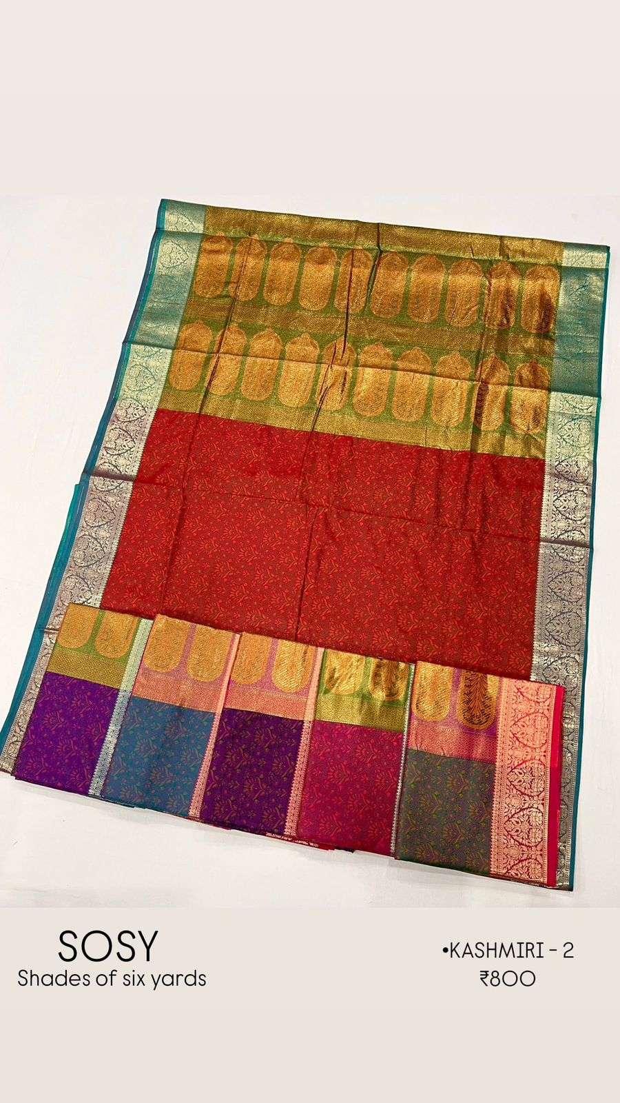 KASHMIRI-2 BY SHADES OF SIX YARDS DESIGNER HANDLOOM SILK SAREES