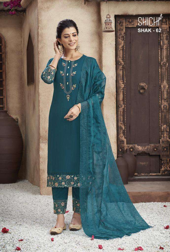 ANOKHI BY SHICHI 61 TO66 SERIES DESIGNER EMBROIEDERED READYMADE DRESSES