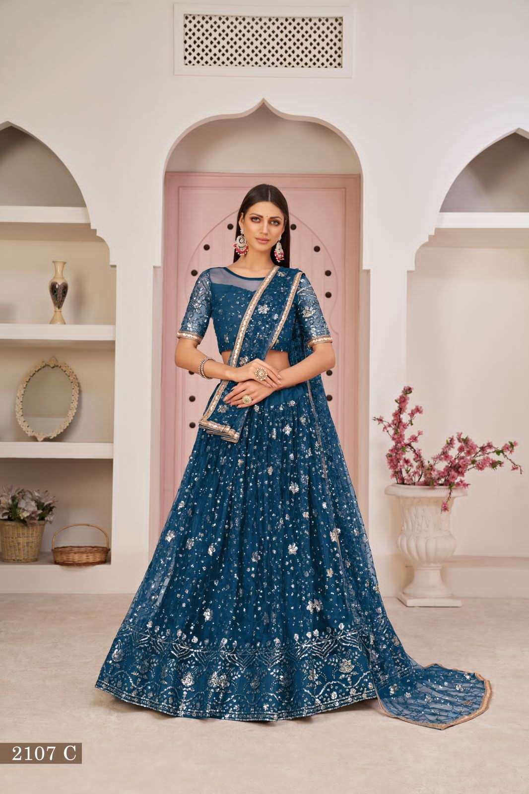 House of Pataudi Girls Pink Ready to Wear Lehenga & Blouse With Dupatta -  Absolutely Desi