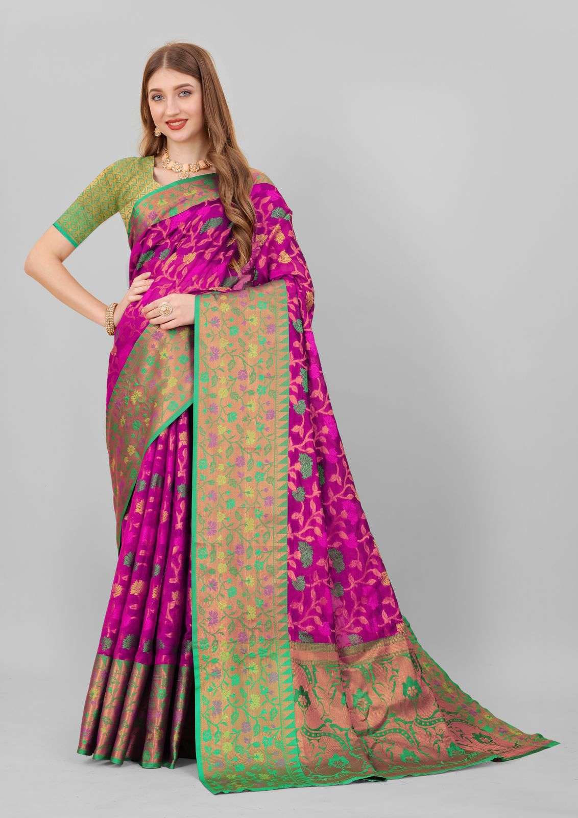 Multicolor Georgette Poonam Sarees at Rs 265 in Surat | ID: 2851702071488